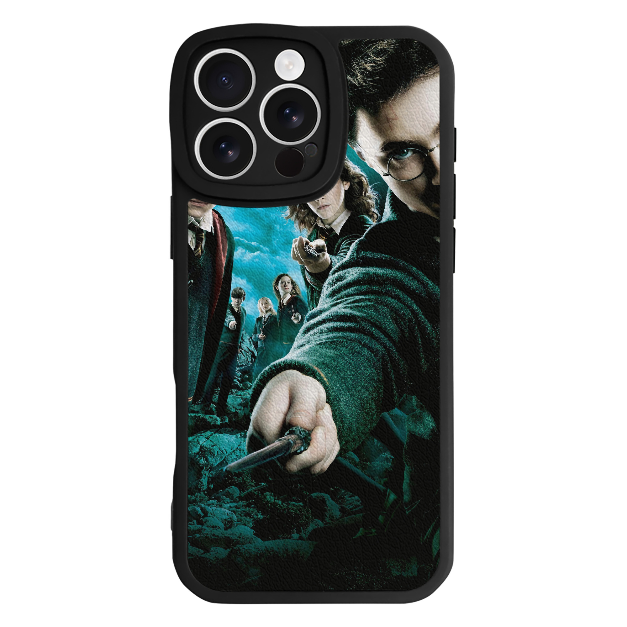 （画像用） Harry Potter ハリー・ポッターシリーズ 【iPhone 16シリーズ対応】シリコンスマホケース（レザー調） 材質：シリコン